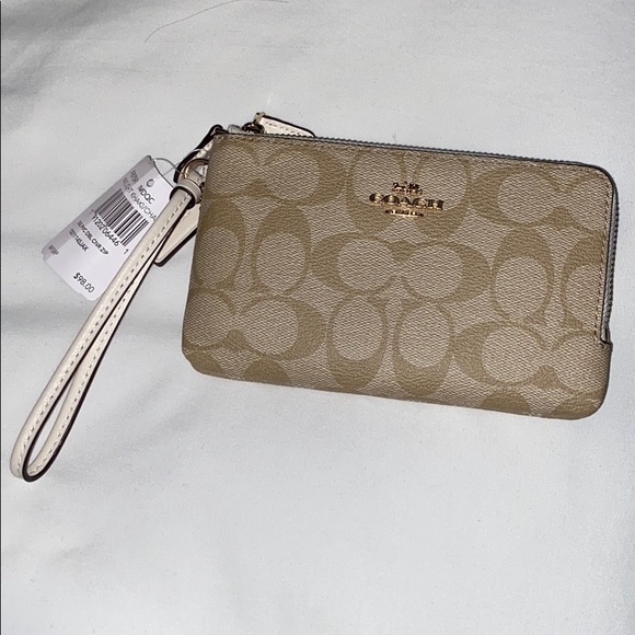 COACH KHAKI WALLET - Picture 1 of 6
